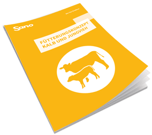 Coverbild Fütterungsrageber für Kalb & Jungvieh - Sano Moderne Tierernährung